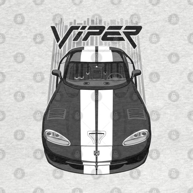 Viper SR II-1996-2002-black and white by V8social